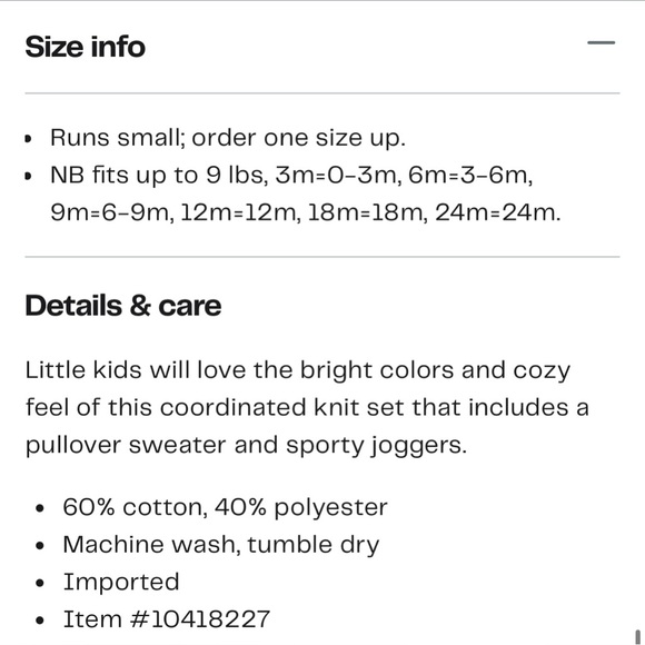 PL Baby By Petit Lem Quilted Colorblock Jogger Set - Picture 4 of 7